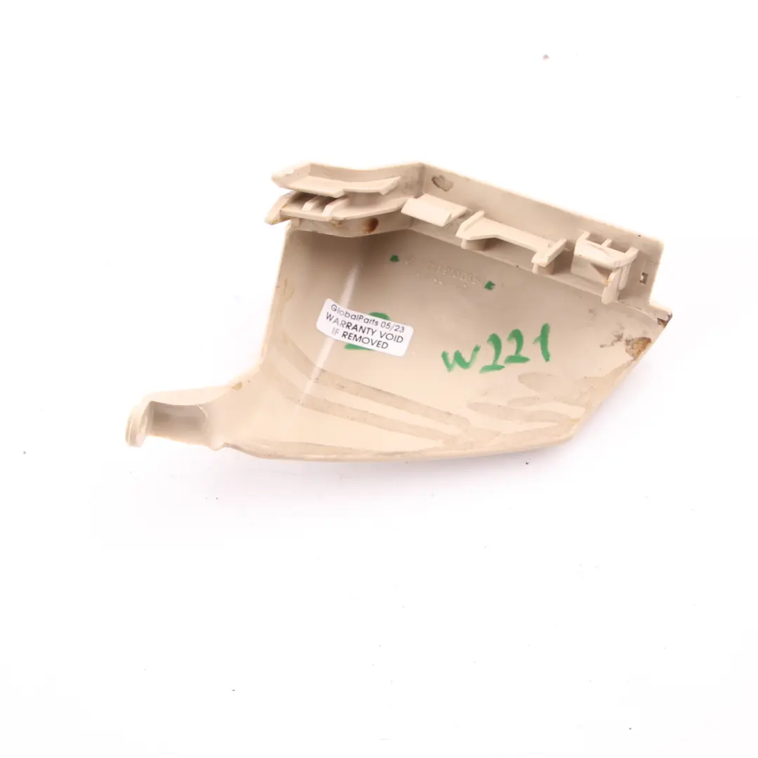 W216 Trim Panel Front Right O/S Beige to Seat Cover Mercedes W221 with Part number A2219100854 Seat Cover Mercedes W221 W216 Trim Panel Front Right O/S Beige - SKU A2219100854 - Part number A2219100854