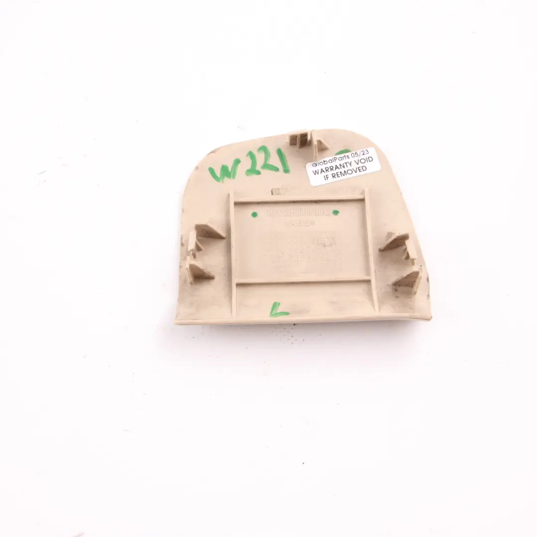 Trim Panel Front Right O/S Beige to Mercedes W221 Seat Cover with Part number A2219180430 Mercedes W221 Seat Cover Trim Panel Front Right O/S Beige - SKU A2219180430 - Part number A2219180430