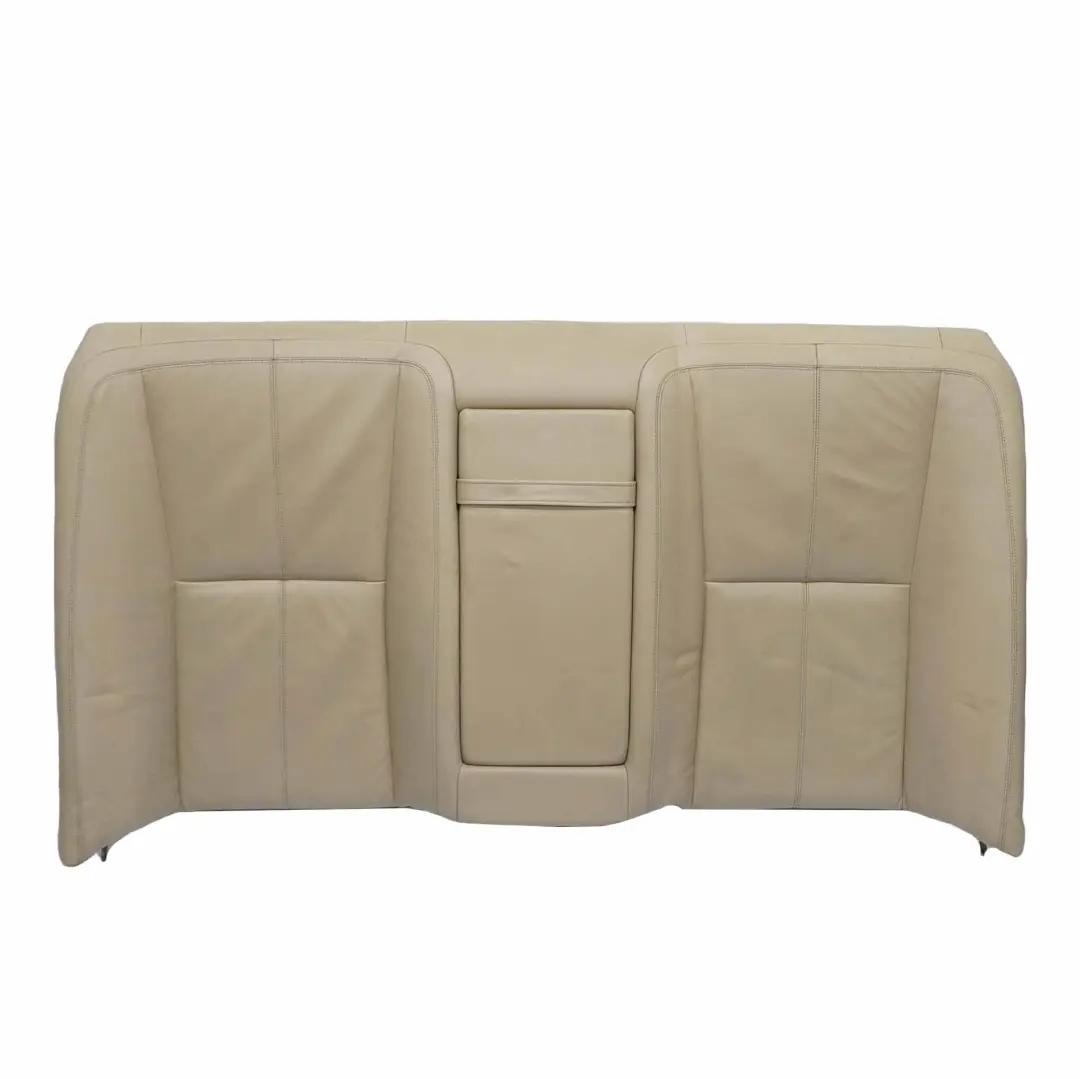 Mercedes W221 Rücksitz Rückenlehne Abdeckung Armlehne Getränkehalter Leder Beige - SKU A2219200147 - Teilenummer A2219200147