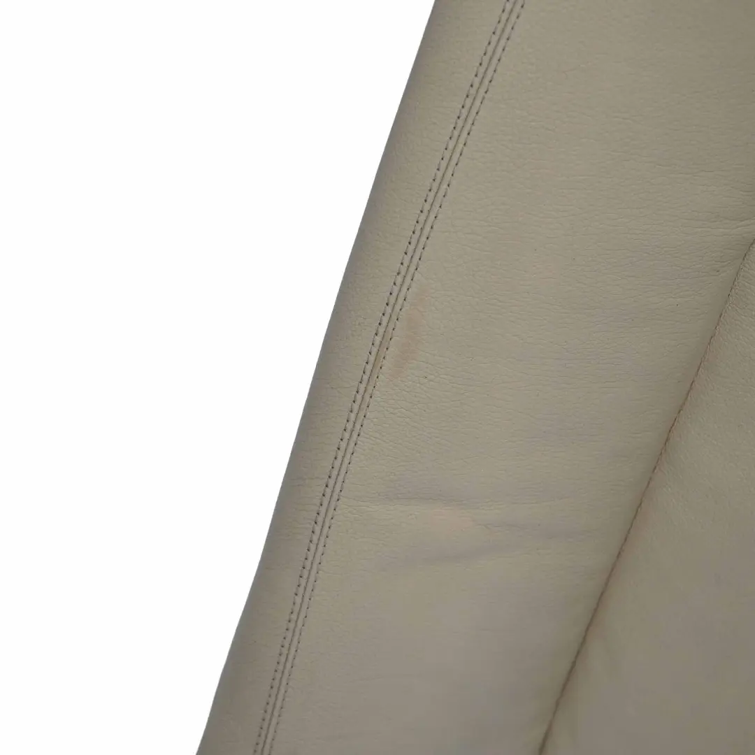 Mercedes W221 Dossier de siège arrière accoudoir porte gobelet cuir beige - SKU A2219200147 - Numéro de pièce A2219200147