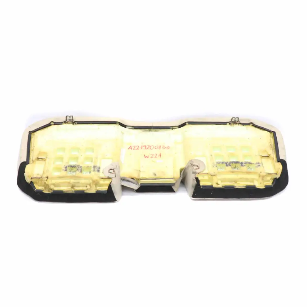 Asiento Trasero Banco Funda Sofá Cuero Beige para Mercedes W221 con número de pieza A2219200833 Mercedes W221 Asiento Trasero Banco Funda Sofá Cuero Beige - SKU A2219200833 - Número de pieza A2219200833