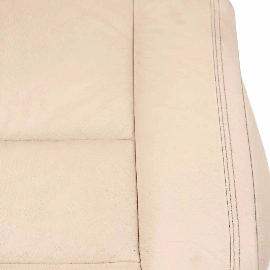 Mercedes W221 Seat Backrest Rear Heated Memory Left Seat N/S Cover Leather Beige - SKU A2219208333-1 - Part number A2219208333
