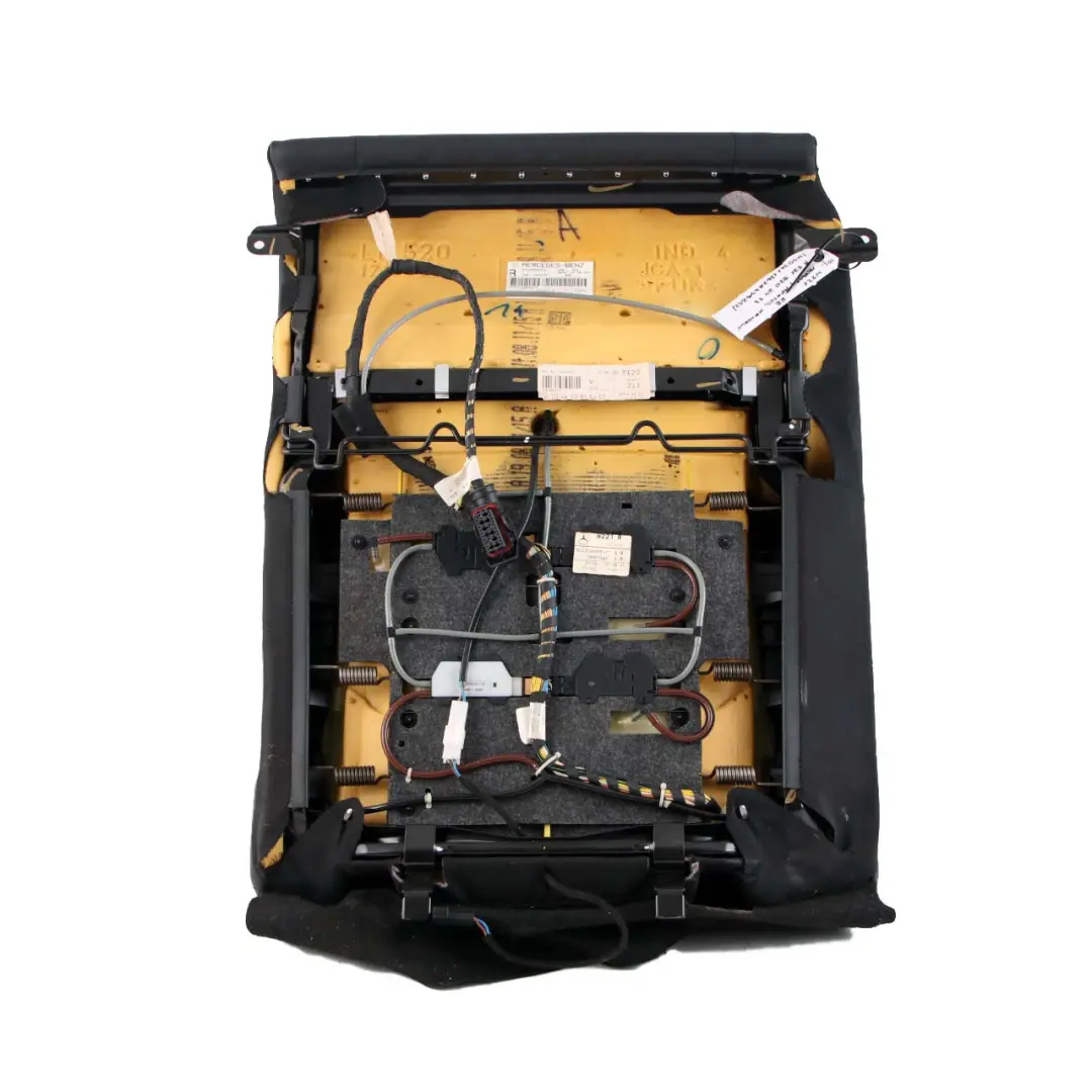 Mercedes-Benz W221 Heated Massage Rear Right Seat Backrest Cover Black Leather to with Part number A2219208433 Mercedes-Benz W221 Heated Massage Rear Right Seat Backrest Cover Black Leather - SKU A2219208433 - Part number A2219208433