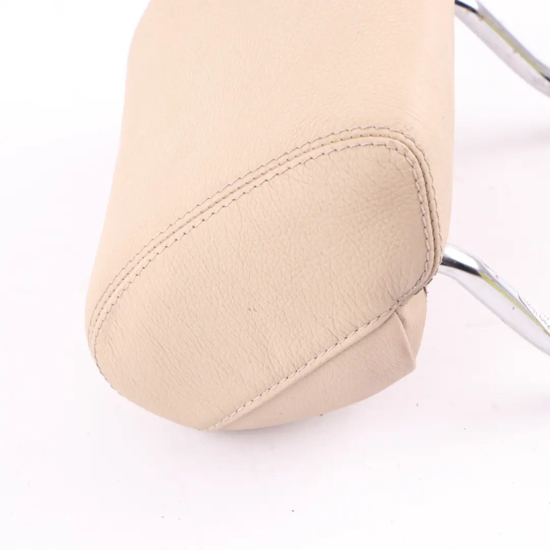 Reposacabezas Asiento Trasero Cuero Beige Izquierdo Derecho para Mercedes W221 con número de pieza A2219700250 Mercedes W221 Reposacabezas Asiento Trasero Cuero Beige Izquierdo Derecho - SKU A2219700250 - Número de pieza A2219700250