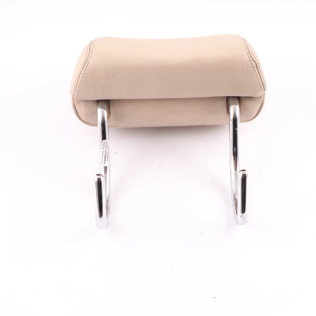 Mercedes W221 Reposacabezas Asiento Trasero Cuero Beige Izquierdo Derecho - SKU A2219700250 - Número de pieza A2219700250