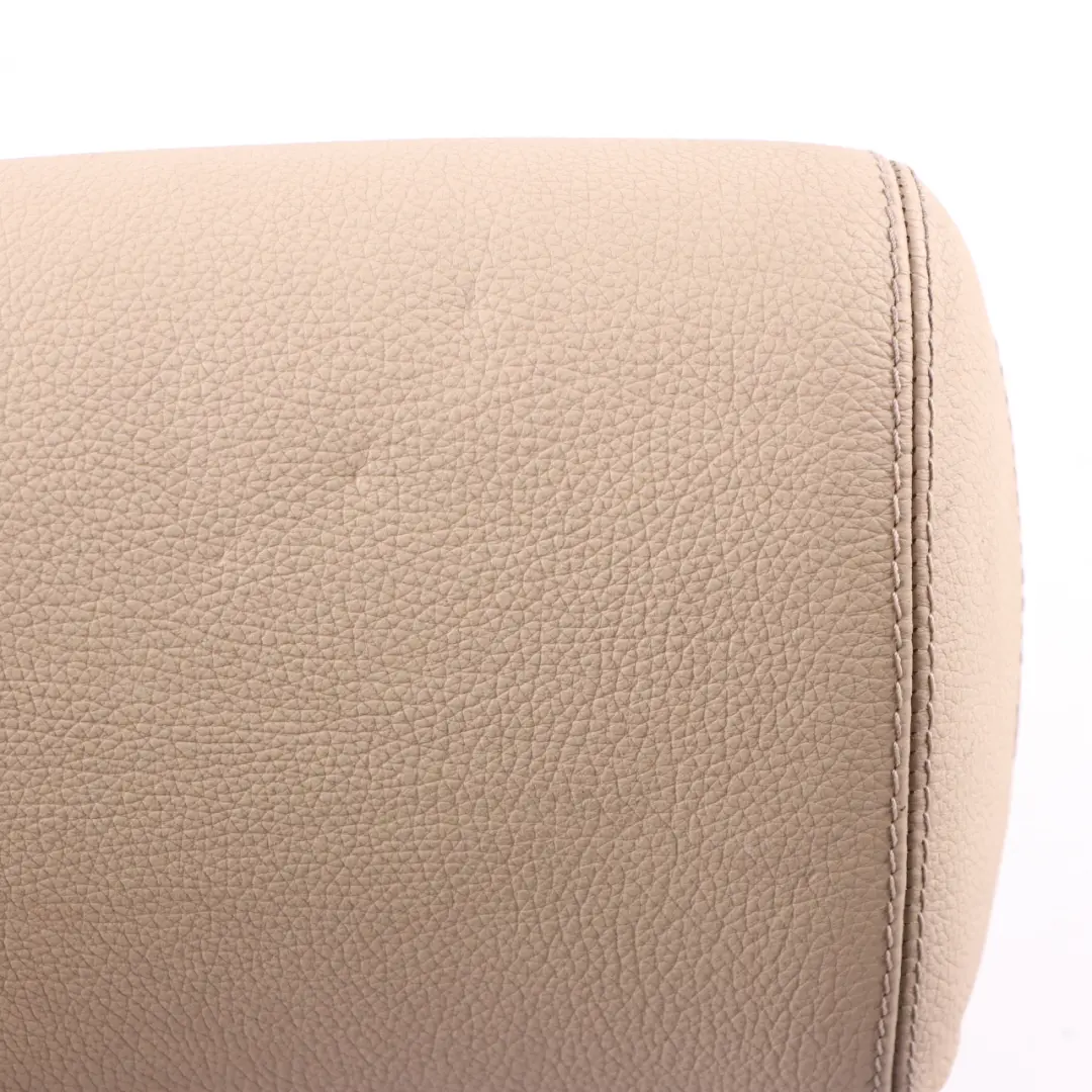 Headrest Head Rest Leather Beige Left Right N/O/S to Mercedes W221 Rear Seat with Part number A2219700250 Mercedes W221 Rear Seat Headrest Head Rest Leather Beige Left Right N/O/S - SKU A2219700250 - Part number A2219700250