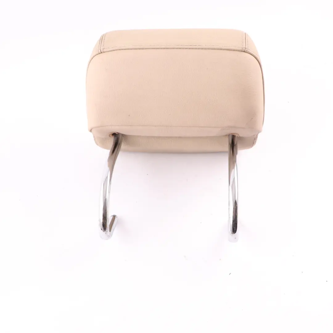 Mercedes W221 Zagłówek Siedzenia Tylnego Tył Skóra Beżowy Lewy Prawy - SKU A2219700250 - Numer Części A2219700250