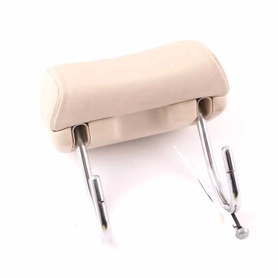 Mercedes W221 Rear Seat Headrest Left Right N/O/S Head Rest Leather Beige - SKU A2219701378 - Part number A2219701378