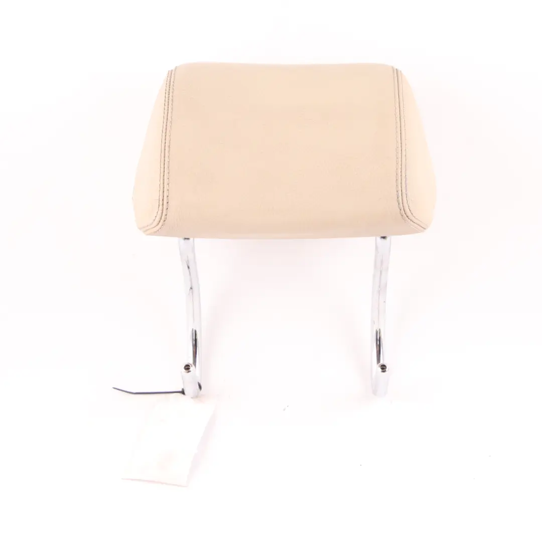 Bench Headrest Middle Centre Head Rest Leather Beige to Mercedes W221 Rear Seat with Part number A2219702550 Mercedes W221 Rear Seat Bench Headrest Middle Centre Head Rest Leather Beige - SKU A2219702550 - Part number A2219702550