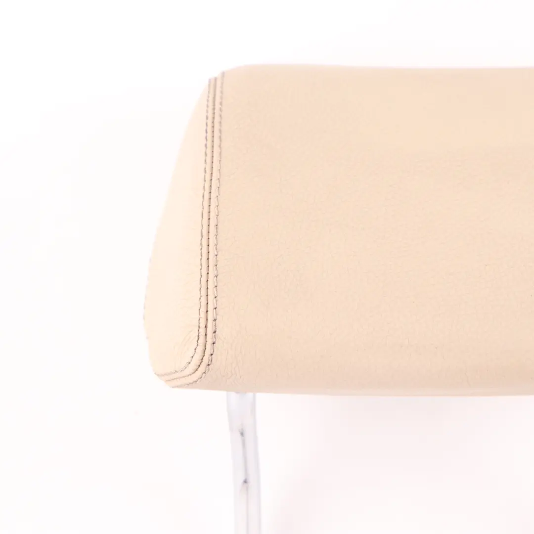 Bench Headrest Middle Centre Head Rest Leather Beige to Mercedes W221 Rear Seat with Part number A2219702550 Mercedes W221 Rear Seat Bench Headrest Middle Centre Head Rest Leather Beige - SKU A2219702550 - Part number A2219702550