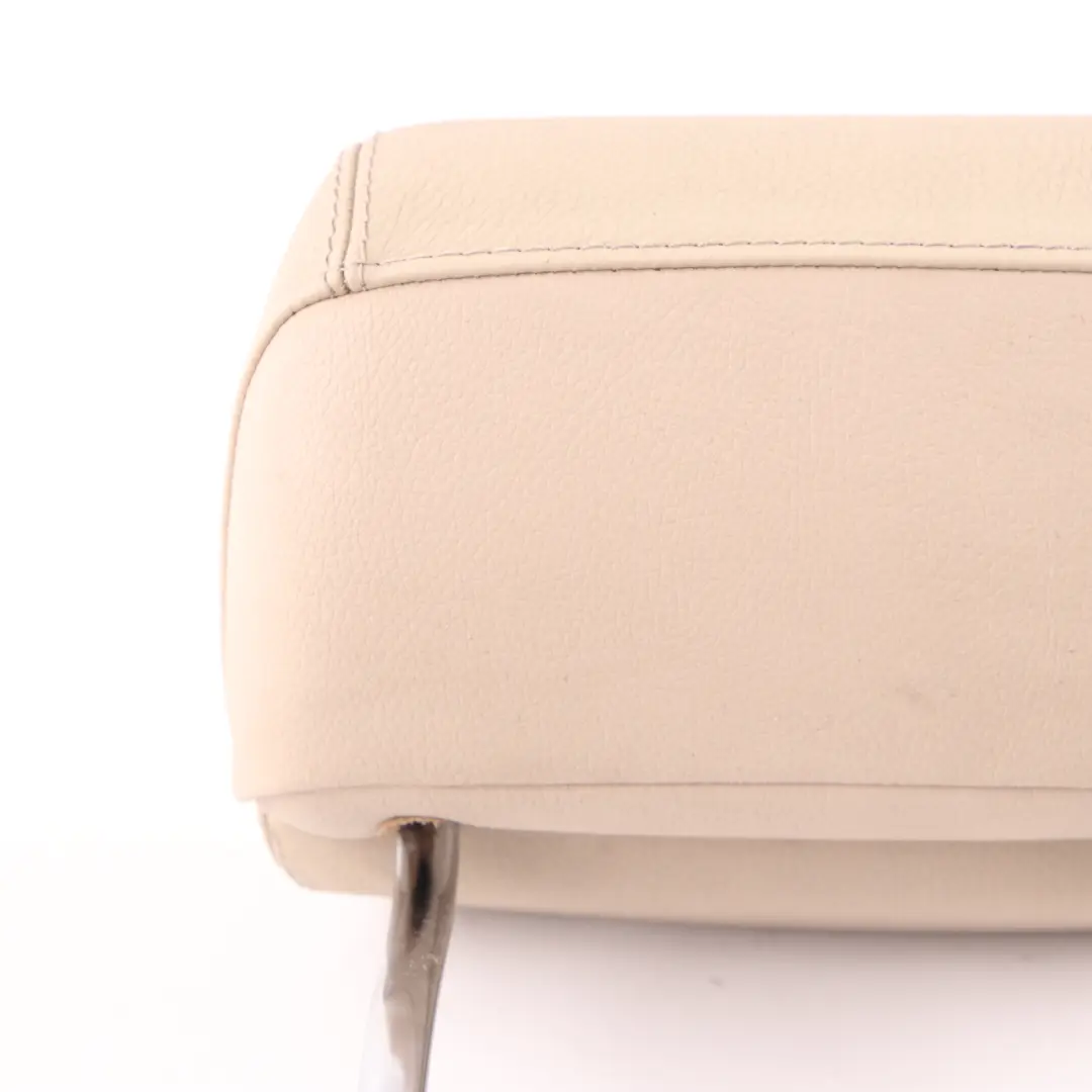 Mercedes W221 Rear Seat Bench Headrest Middle Centre Head Rest Leather Beige - SKU A2219702550 - Part number A2219702550