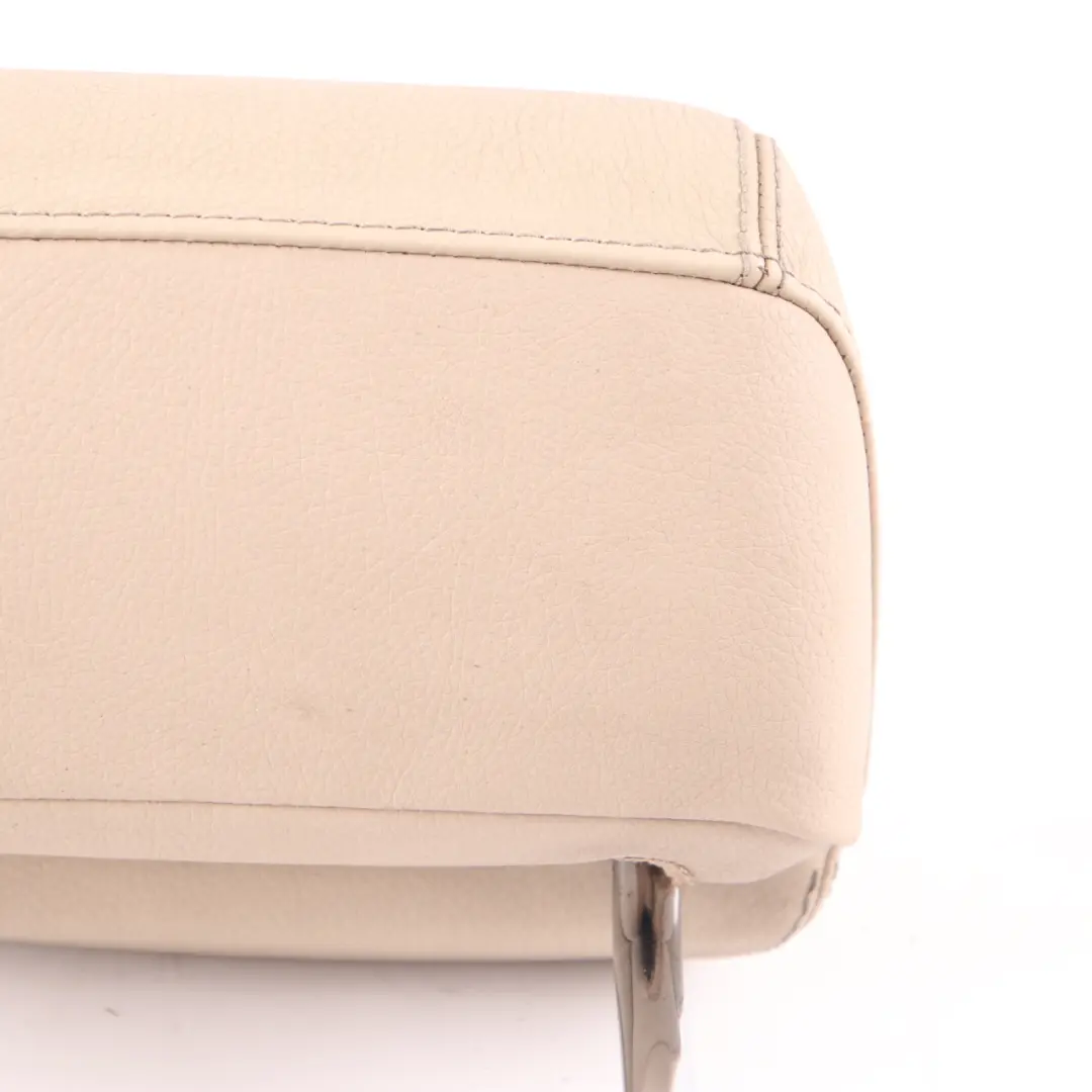 Mercedes W221 Rear Seat Bench Headrest Middle Centre Head Rest Leather Beige - SKU A2219702550 - Part number A2219702550