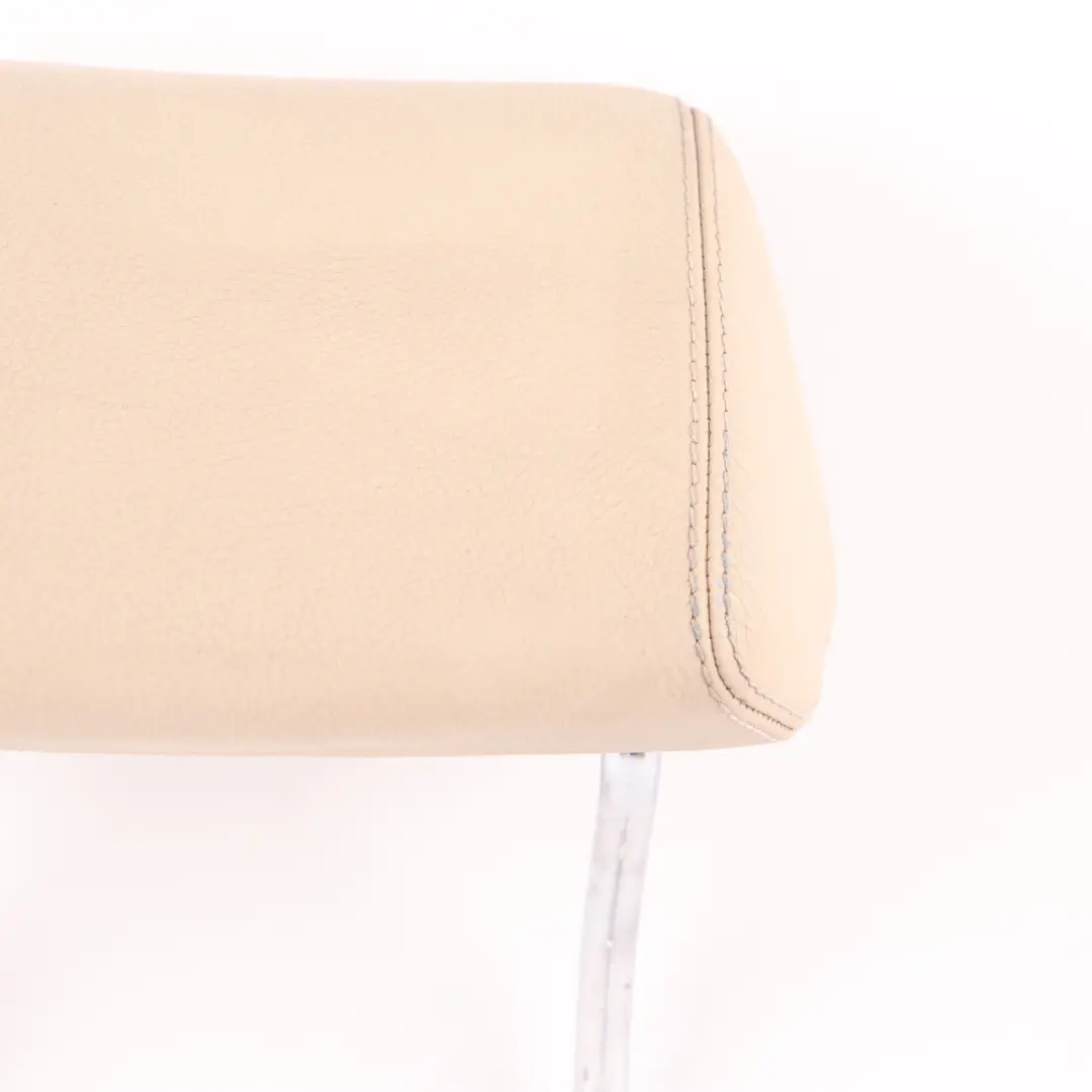 Mercedes W221 Rear Seat Bench Headrest Middle Centre Head Rest Leather Beige - SKU A2219702550 - Part number A2219702550