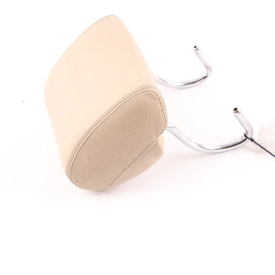Bench Headrest Middle Centre Head Rest Leather Beige to Mercedes W221 Rear Seat with Part number A2219702550 Mercedes W221 Rear Seat Bench Headrest Middle Centre Head Rest Leather Beige - SKU A2219702550 - Part number A2219702550