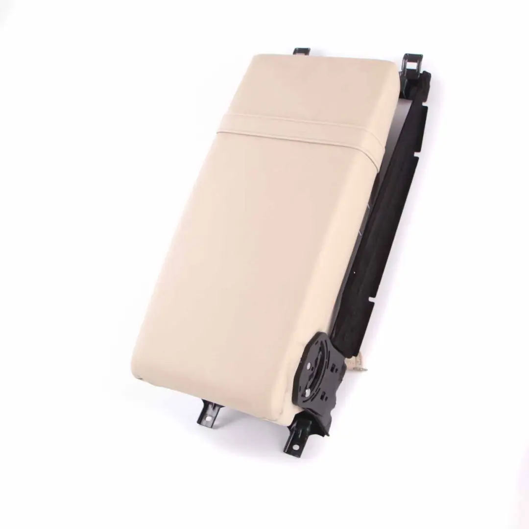 Mercedes W221 Rear Seat Centre Armrest Cup Holder Beige Leather - SKU A2219704731-1 - Part number A2219704731