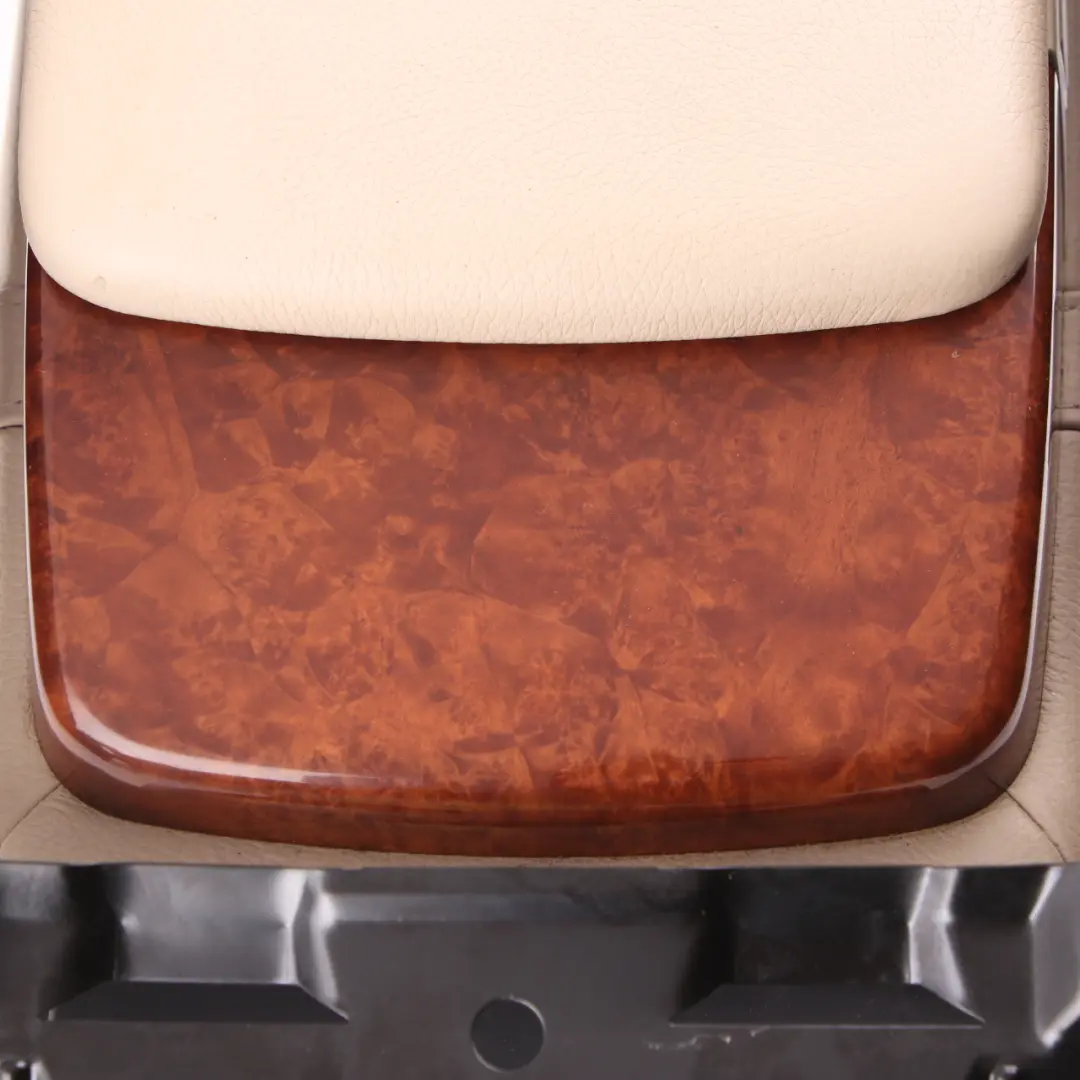 Centre Armrest Cup Holder Beige Leather to Mercedes W221 Rear Seat with Part number A2219704731 Mercedes W221 Rear Seat Centre Armrest Cup Holder Beige Leather - SKU A2219704731-1 - Part number A2219704731
