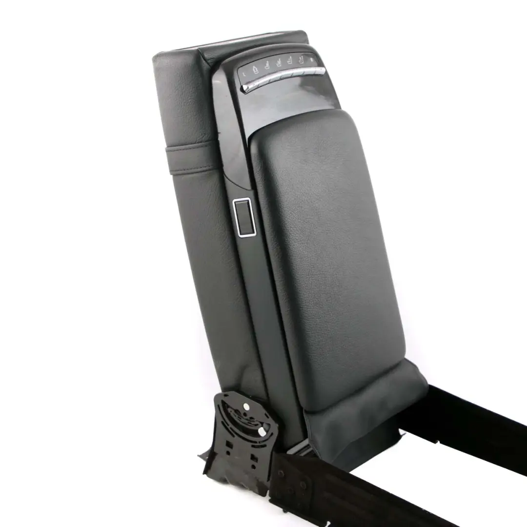 Centre Electrical Armrest Cup Holder Black Leather to Mercedes W221 Rear Seat with Part number A2219704731 Mercedes W221 Rear Seat Centre Electrical Armrest Cup Holder Black Leather - SKU A2219704731 - Part number A2219704731