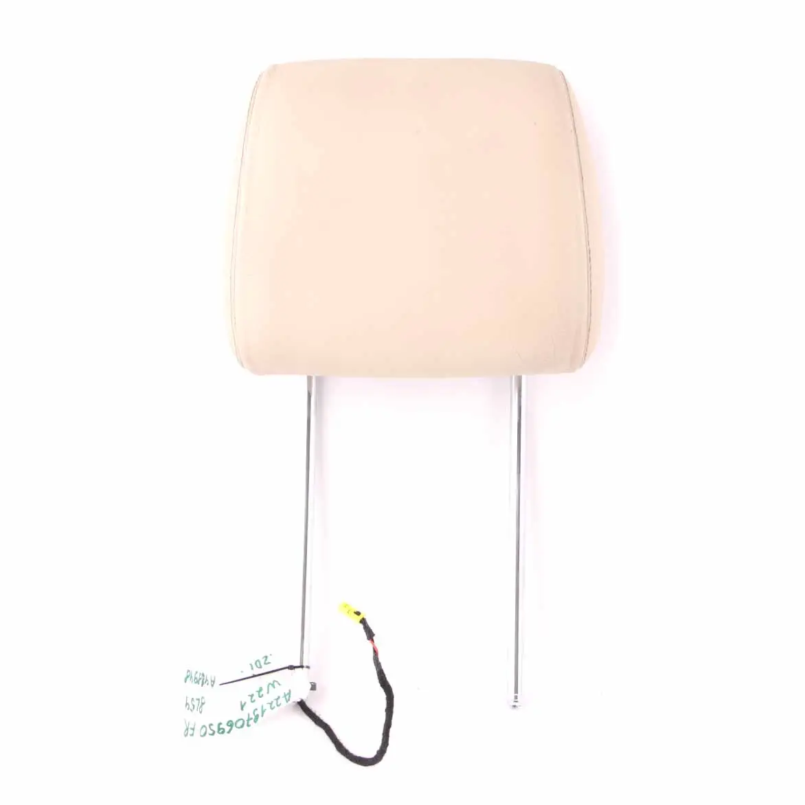 Mercedes W221 Poggiatesta Sedile Anteriore Sinistro Destro Beige A2219706950