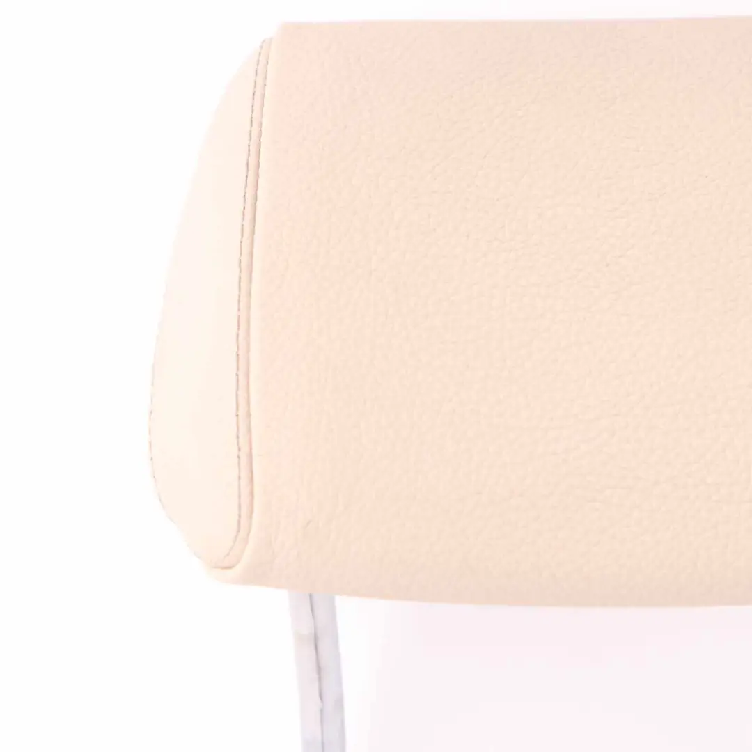 Headrest Bench Middle Centre Leather Head Rest Beige to Mercedes W221 Rear Seat with Part number A2219708350 Mercedes W221 Rear Seat Headrest Bench Middle Centre Leather Head Rest Beige - SKU A2219708350 - Part number A2219708350