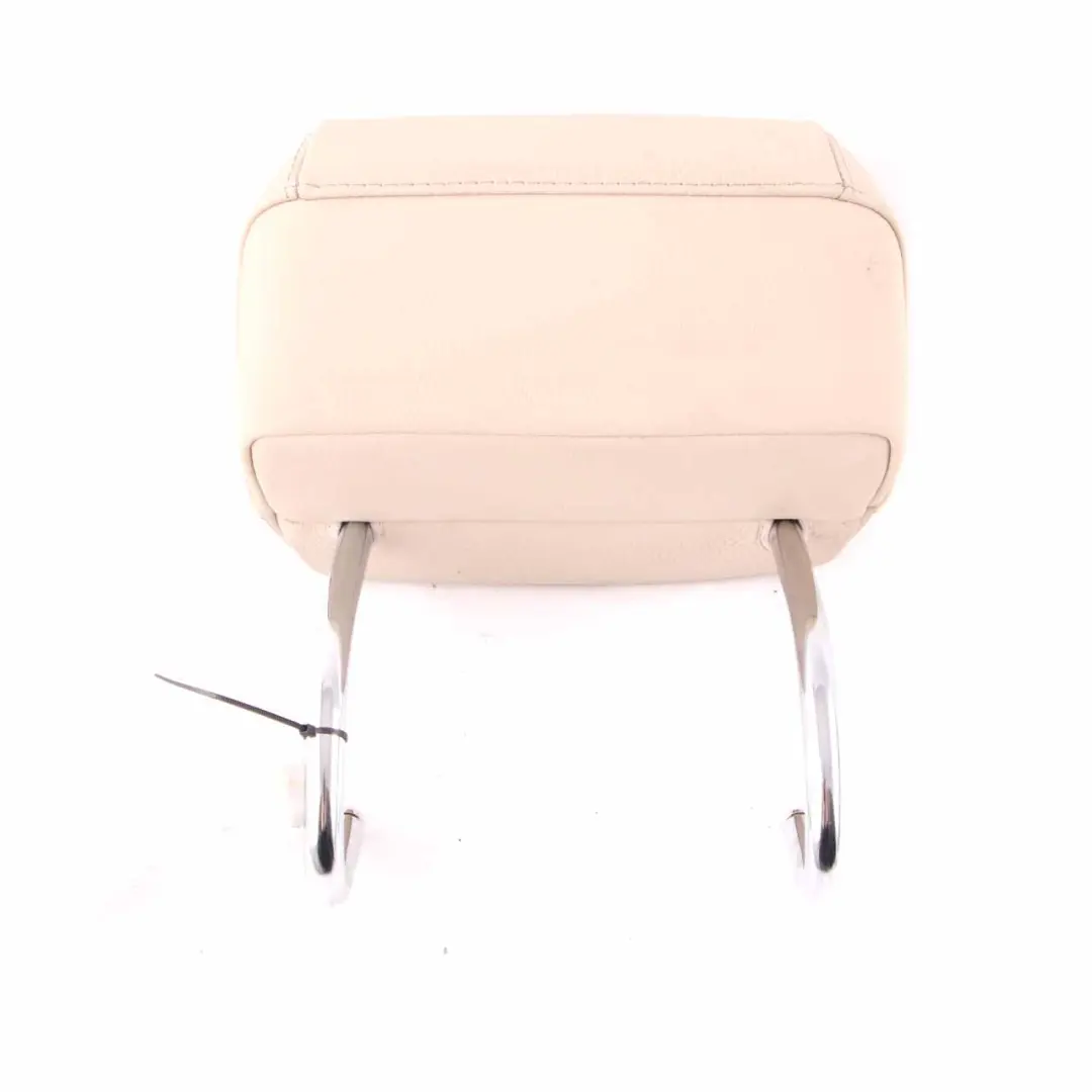 Mercedes W221 Rear Seat Headrest Bench Middle Centre Leather Head Rest Beige - SKU A2219708350 - Part number A2219708350