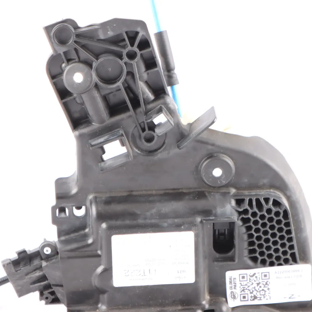 Mercedes W205 Front Door Lock Latch Mechanism Actuator Right O/S - SKU A2220063999-2 - Part number A2220063999