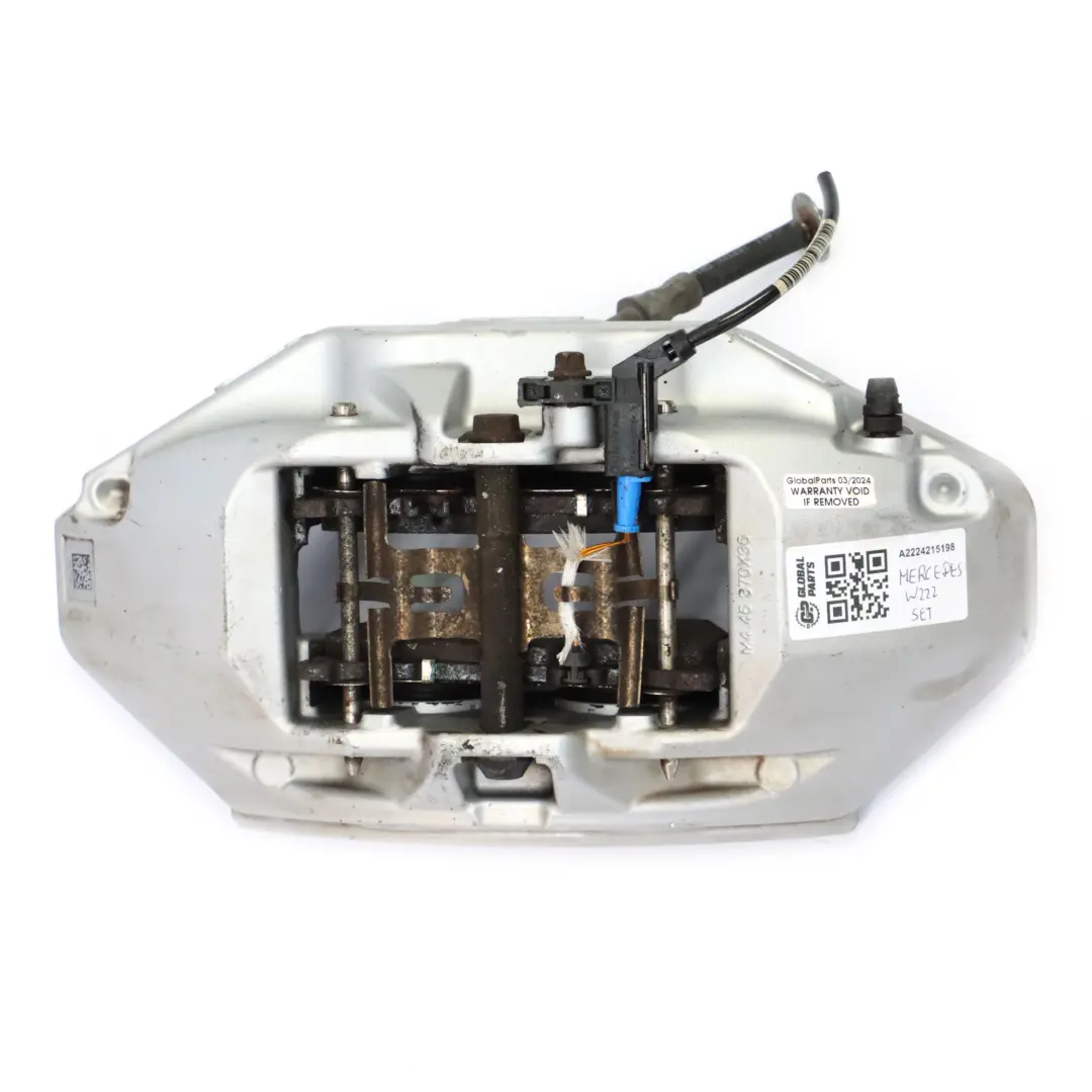 Bremssattel AMG vorne links rechts Radbremsanlage Satz für Mercedes W221 mit Teilenummer A2224215198 Mercedes W221 Bremssattel AMG vorne links rechts Radbremsanlage Satz - SKU A2224215198 - Teilenummer A2224215198