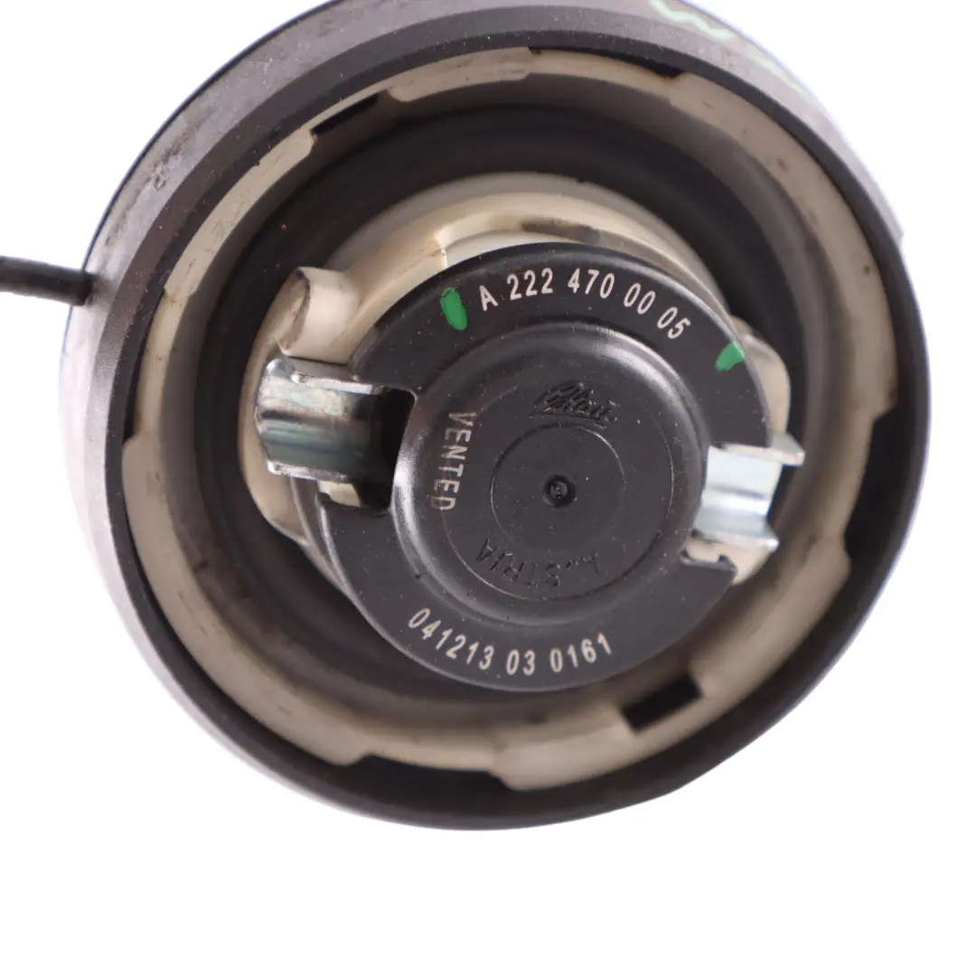 Filler Cap Cover to Mercedes W205 Fuel Tank with Part number A2224700005 Mercedes W205 Fuel Tank Filler Cap Cover - SKU A2224700005 - Part number A2224700005