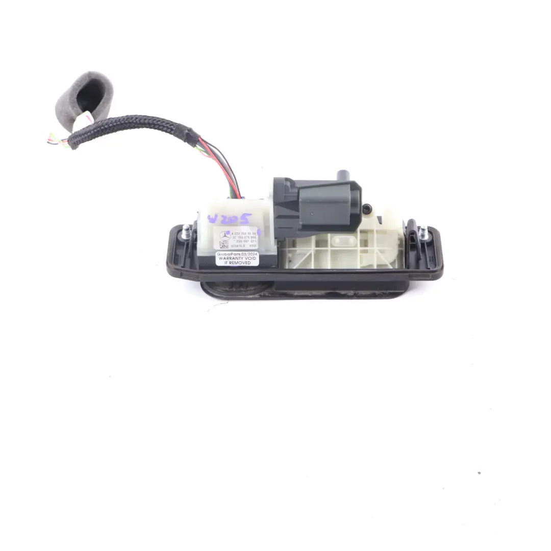 Rear View Camera Mercedes C117 W205 Boot Trunk Handle Open Release - SKU A2227500893 - Part number A2227500893