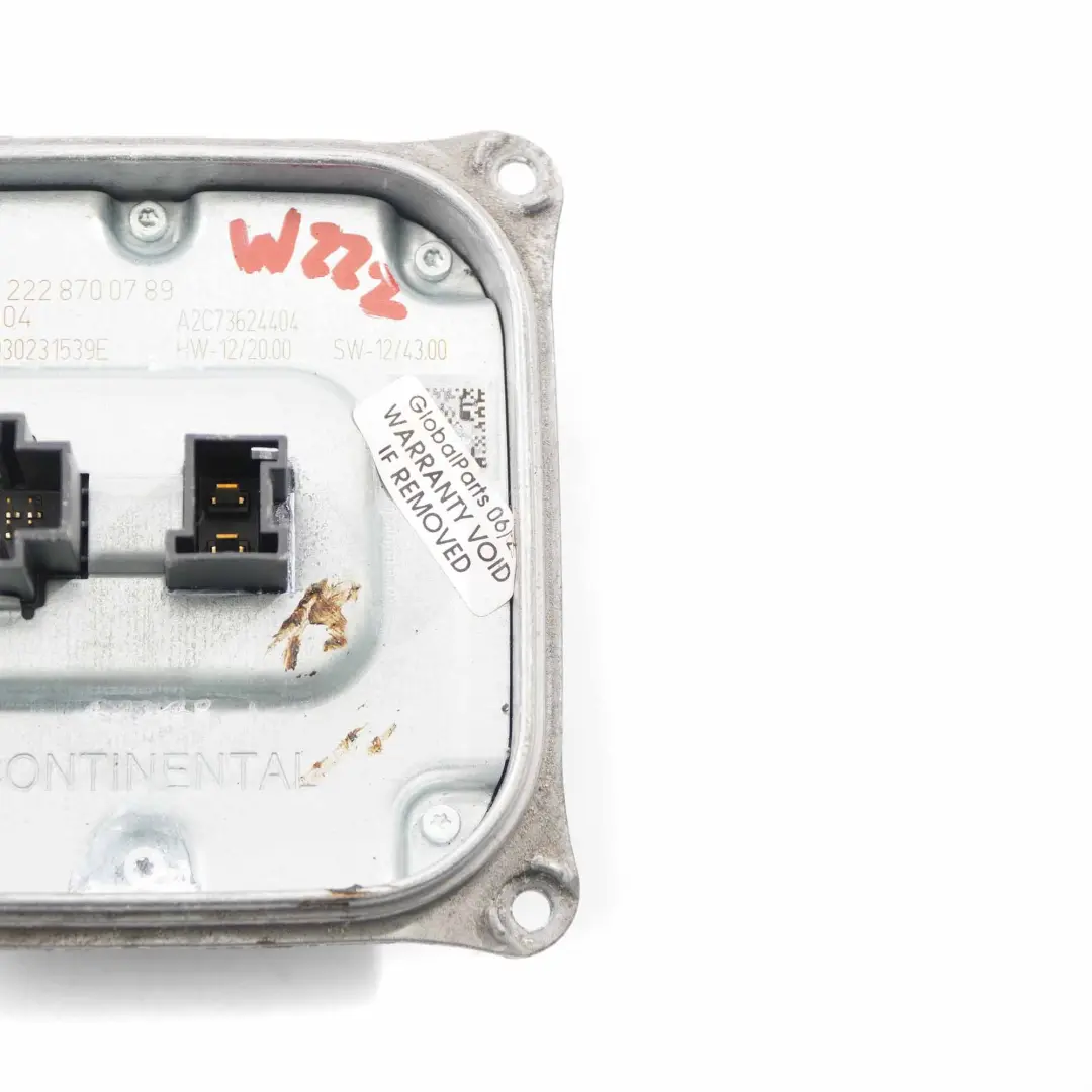  Modulo fari Mercedes W212 W222 Ballast LED Unità controllo anteriore - SKU A2228700789 - Numero di parte A2228700789
