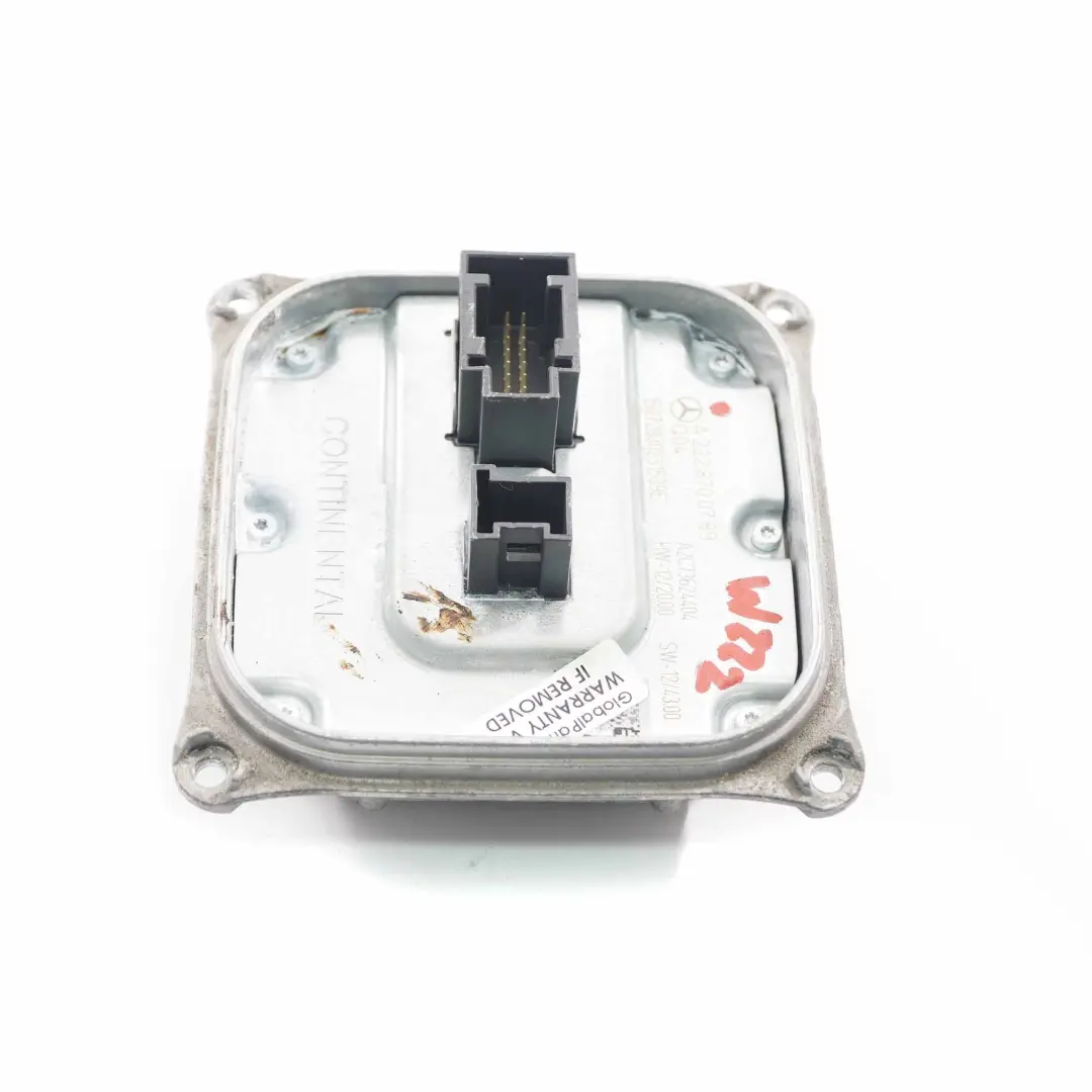  Headlight Module Mercedes W212 W222 Ballast LED Control Unit Front - SKU A2228700789 - Part number A2228700789