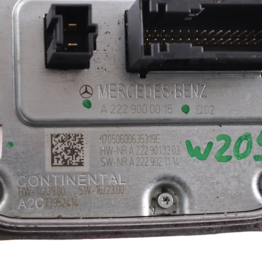 Module Phares Mercedes W205 W213 W238 LED Unité contrôle ballasts A2059009534 pour à propos du numéro de pièce A2229000015 Module Phares Mercedes W205 W213 W238 LED Unité contrôle ballasts A2059009534 - SKU A2229000015 - Numéro de pièce A2229000015