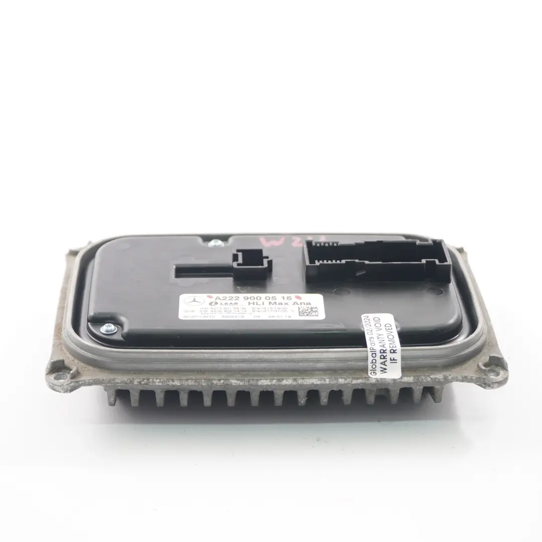 Módulo faro delantero Mercedes W205 W213 Unidad balasto LED derecho para con número de pieza A2229000515 Módulo faro delantero Mercedes W205 W213 Unidad balasto LED derecho - SKU A2229000515 - Número de pieza A2229000515