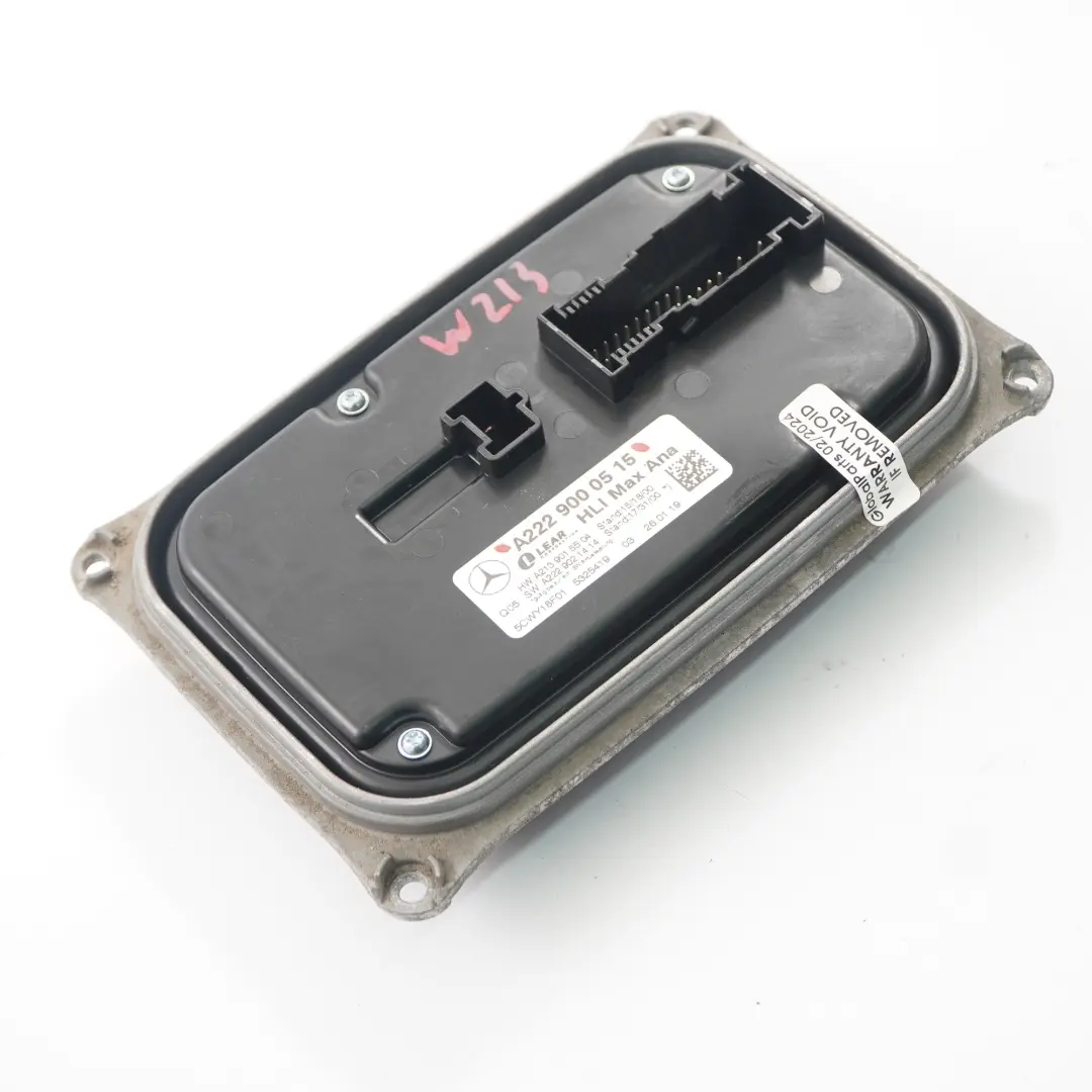 Headlight Module Mercedes W205 W213 LED Ballast Unit Right O/S to with Part number A2229000515 Headlight Module Mercedes W205 W213 LED Ballast Unit Right O/S - SKU A2229000515 - Part number A2229000515