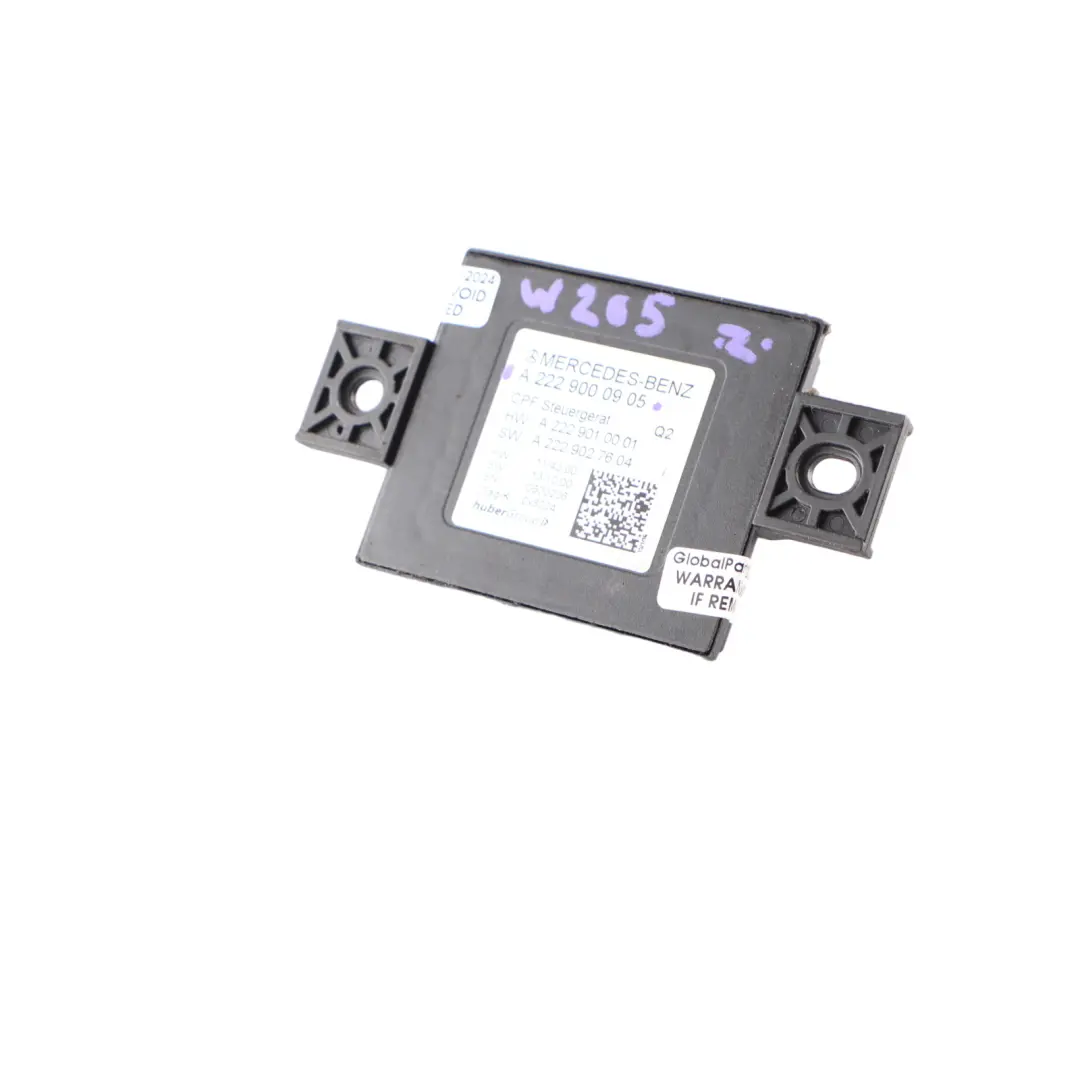 PDC Module contrôle l'assistance stationnement Ecu pour Mercedes W205 à propos du numéro de pièce A2229000905 Mercedes W205 PDC Module contrôle l'assistance stationnement Ecu - SKU A2229000905 - Numéro de pièce A2229000905