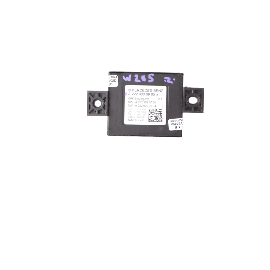 PDC Module contrôle l'assistance stationnement Ecu pour Mercedes W205 à propos du numéro de pièce A2229000905 Mercedes W205 PDC Module contrôle l'assistance stationnement Ecu - SKU A2229000905 - Numéro de pièce A2229000905