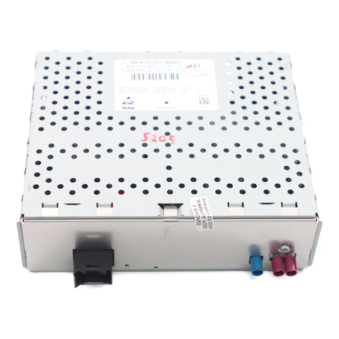 Modul Mercedes S205 Kofferraum Tuner Digital Radio DAB Steuergerät für mit Teilenummer A2229001408 Modul Mercedes S205 Kofferraum Tuner Digital Radio DAB Steuergerät - SKU A2229001408 - Teilenummer A2229001408