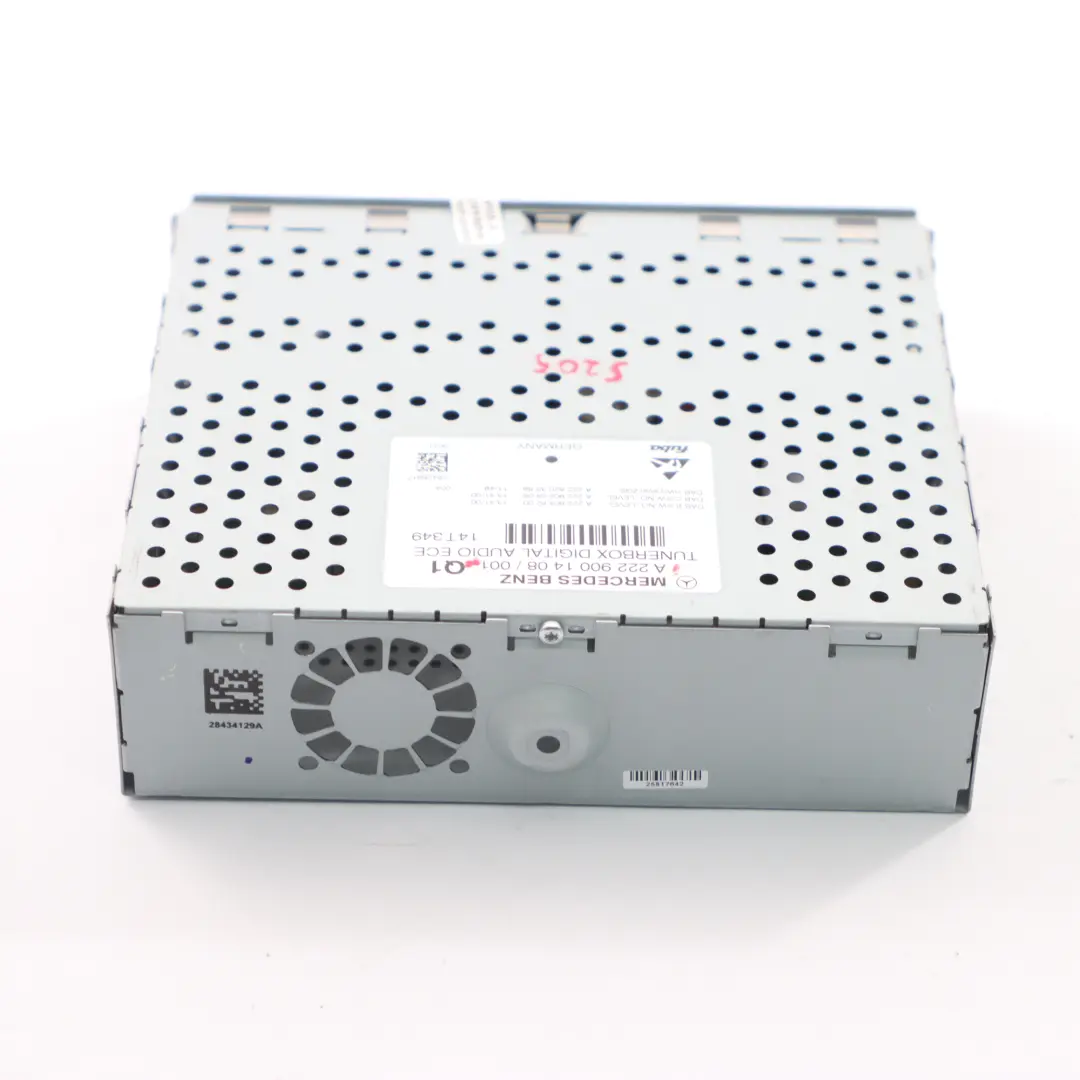  Module Mercedes S205 Coffre Tuner Digital Radio DAB Control Unit - SKU A2229001408 - Numéro de pièce A2229001408