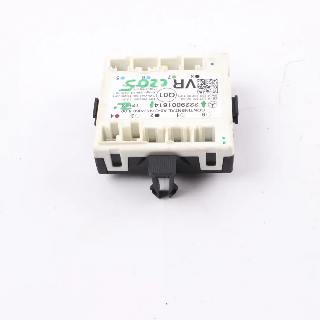 Module Mercedes C205 Front Door Right O/S Control Module Unit to with Part number A2229001614 Module Mercedes C205 Front Door Right O/S Control Module Unit - SKU A2229001614 - Part number A2229001614