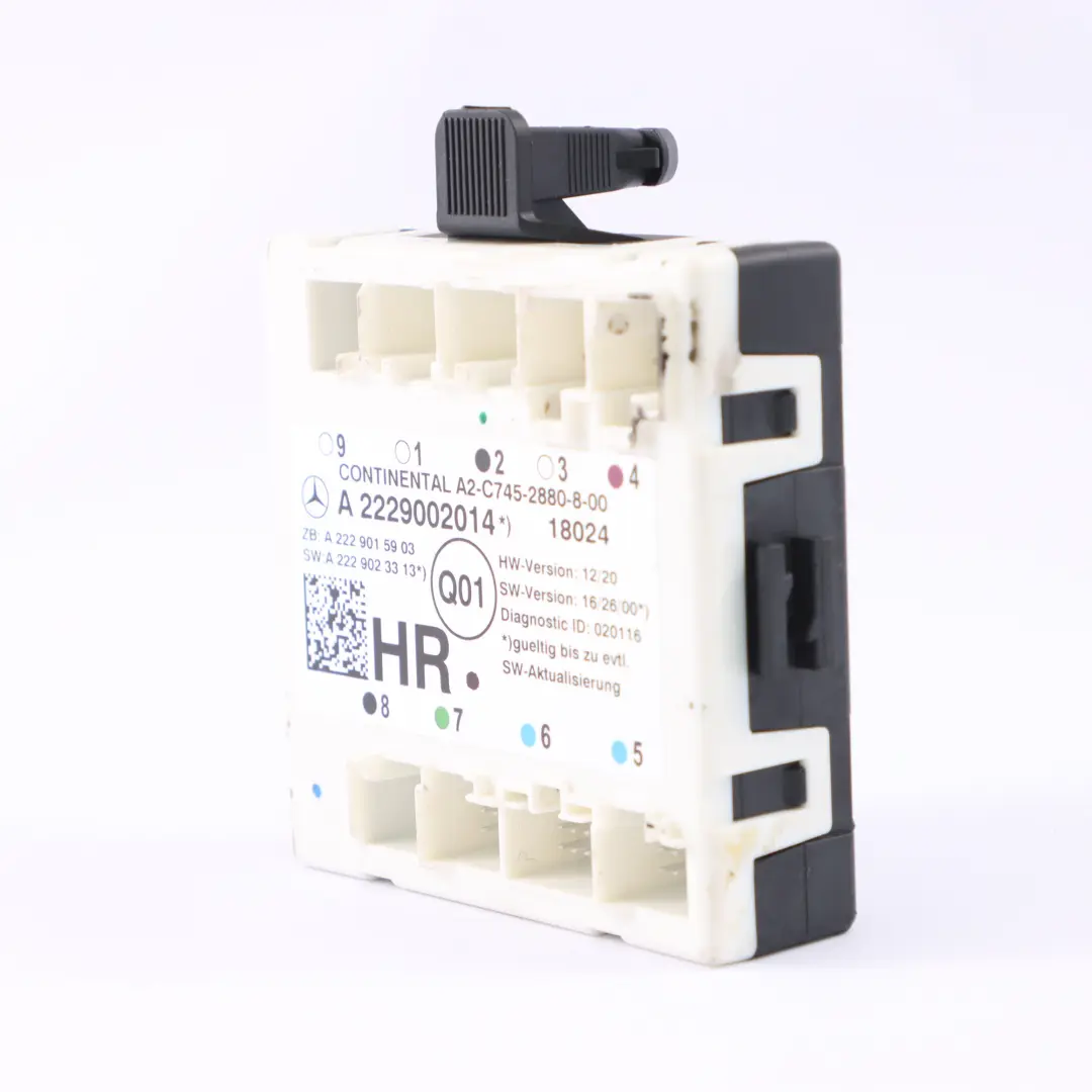 Modulo porta posteriore destra Unità di controllo per Mercedes X253 con numero di parte A2229002014 Mercedes X253 Modulo porta posteriore destra Unità di controllo - SKU A2229002014 - Numero di parte A2229002014