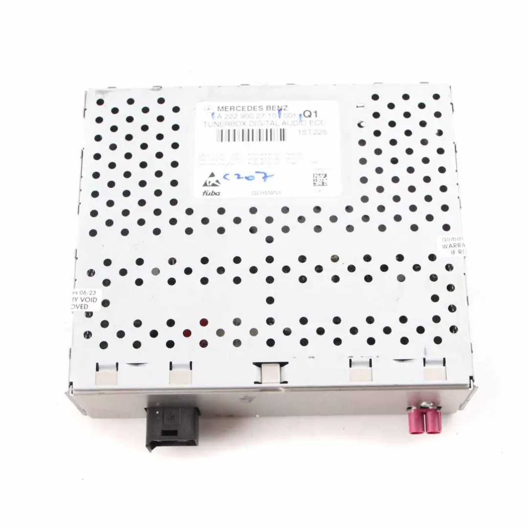 W207 W212 W218 Unidad control audio digital DAB ECE para Mercedes con número de pieza A2229002710 Mercedes W207 W212 W218 Unidad control audio digital DAB ECE - SKU A2229002710 - Número de pieza A2229002710