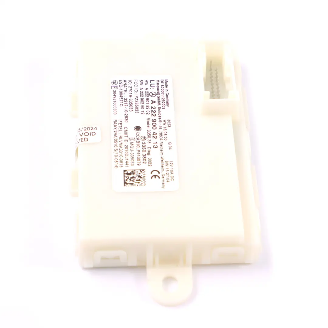  Keyless Go Mercedes W213 W222 Keyless Entry Control Unit Module - SKU A2139001710 - Part number A2139001710