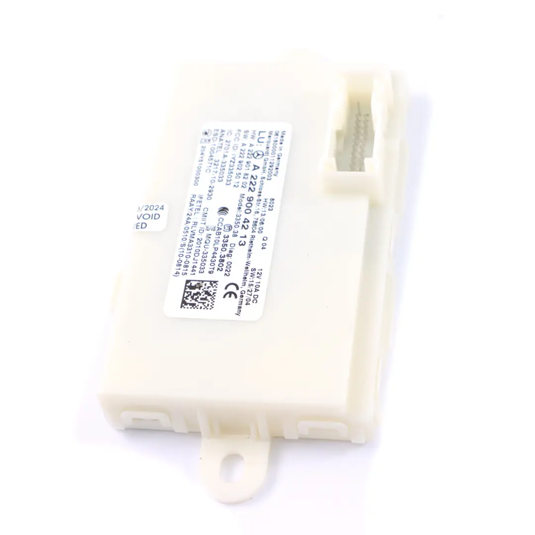  Keyless Go Mercedes W213 W222 Keyless Entry Control Unit Module - SKU A2139001710 - Part number A2139001710
