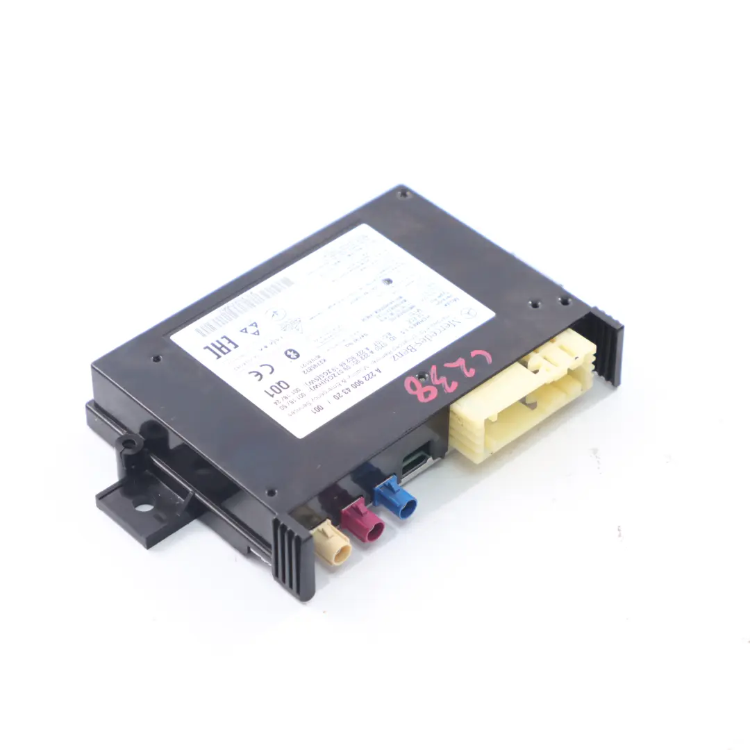 Module Télématique Mercedes C238 Communication Bluetooth Contrôle pour à propos du numéro de pièce A2229004320 Module Télématique Mercedes C238 Communication Bluetooth Contrôle - SKU A2229004320 - Numéro de pièce A2229004320