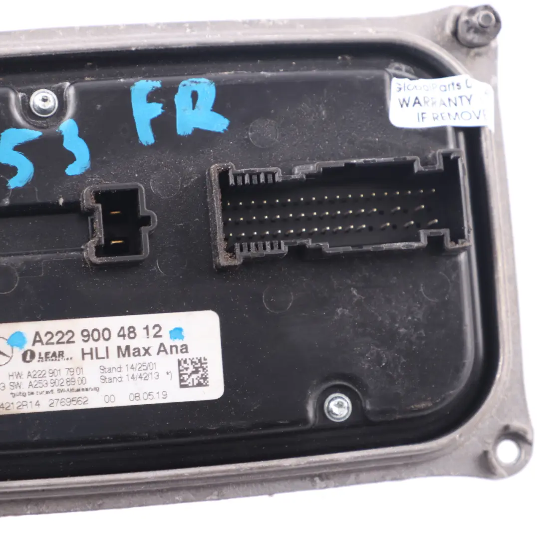 Module Phares Mercedes GLC X253 C253 Droit LED Unité de ballast pour à propos du numéro de pièce A2229004812 Module Phares Mercedes GLC X253 C253 Droit LED Unité de ballast - SKU A2229004812 - Numéro de pièce A2229004812