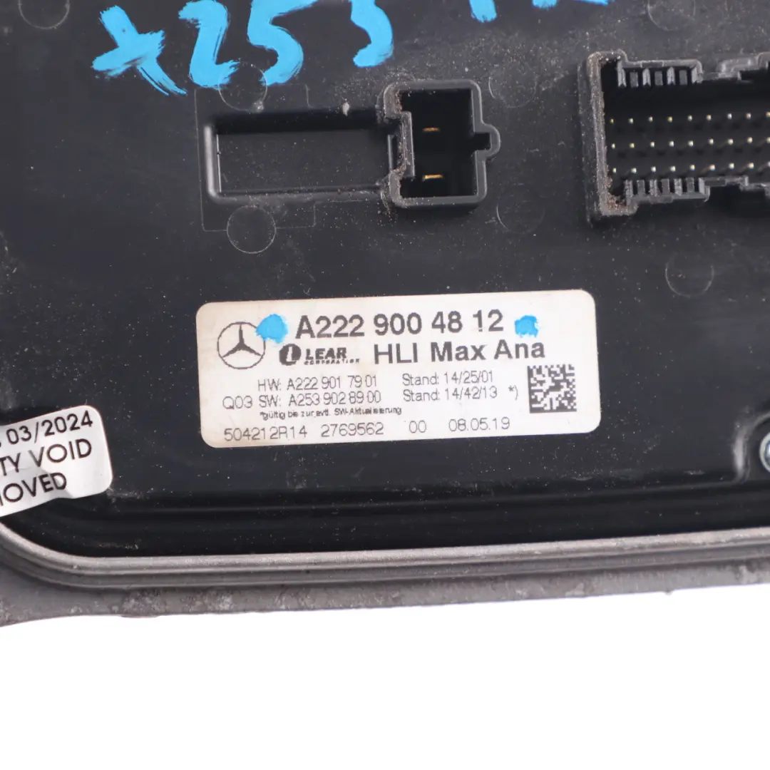 Modulo Faro Mercedes GLC X253 C253 Destra Unità Ballast LED per con numero di parte A2229004812 Modulo Faro Mercedes GLC X253 C253 Destra Unità Ballast LED - SKU A2229004812 - Numero di parte A2229004812