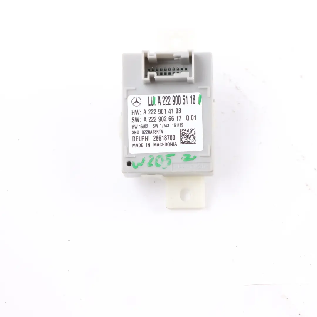 Moduł Sterownik Świateł Ambiente Mercedes W205 - SKU A2229005118 - Numer Części A2229005118