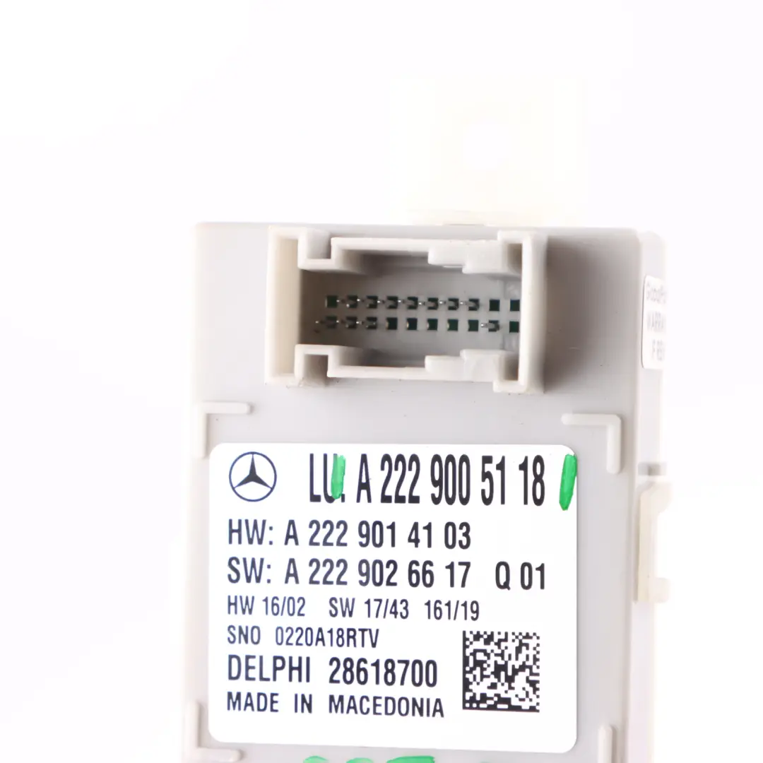 Mercedes W205 Module D'Eclairage Ambiant ECU - SKU A2229005118 - Numéro de pièce A2229005118