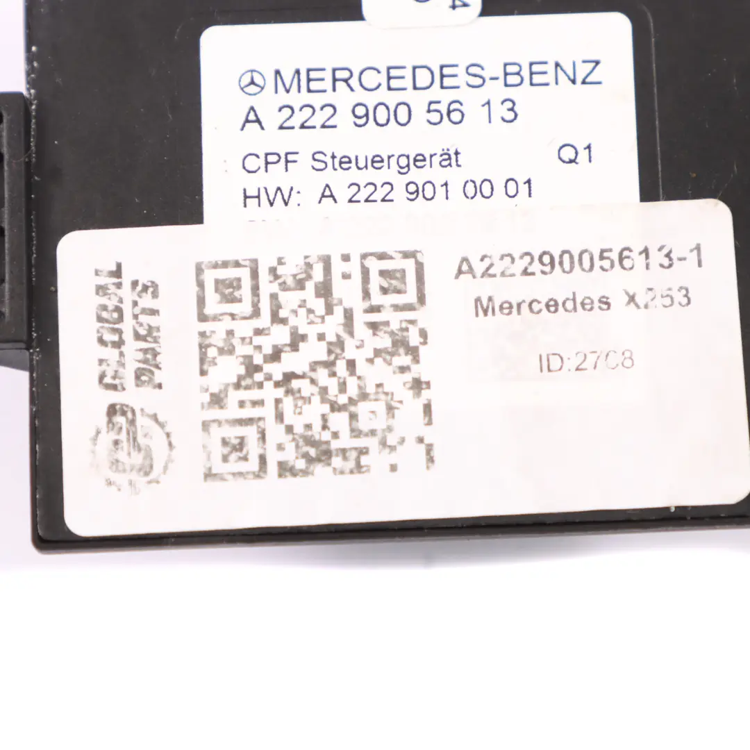  PDC Module Mercedes W205 C253 Rear View Camera Control Unit - SKU A2229005613-1 - Part number A2229005613