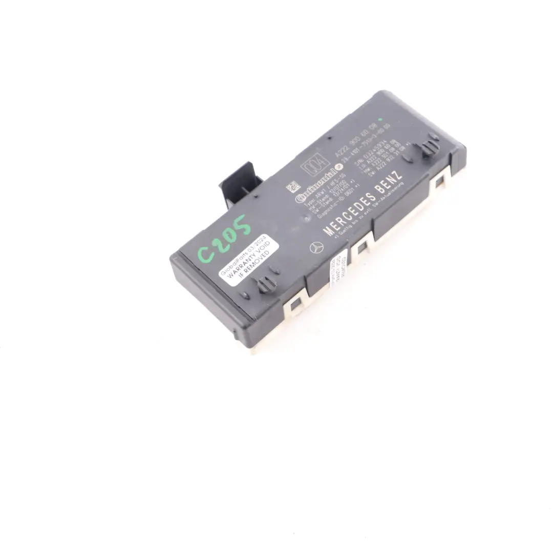 W217 W222 Module de contrôle du hayon et du coffre pour Mercedes W205 à propos du numéro de pièce A2229006008 Mercedes W205 W217 W222 Module de contrôle du hayon et du coffre - SKU A2229006008 - Numéro de pièce A2229006008