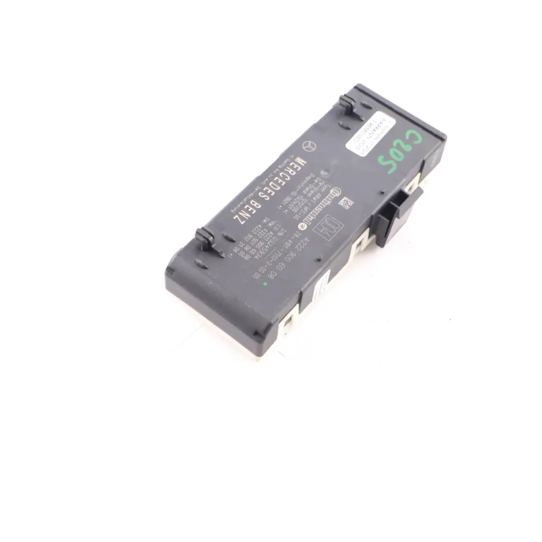 W217 W222 Module de contrôle du hayon et du coffre pour Mercedes W205 à propos du numéro de pièce A2229006008 Mercedes W205 W217 W222 Module de contrôle du hayon et du coffre - SKU A2229006008 - Numéro de pièce A2229006008